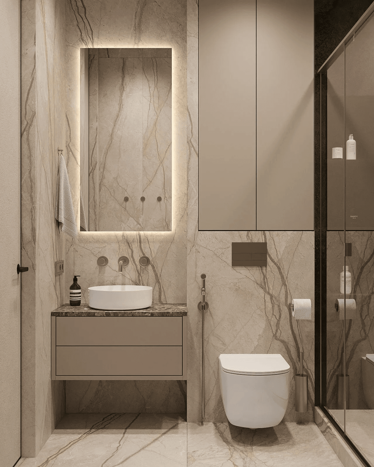 Применение панелей EcoPanels: санузел и кухня